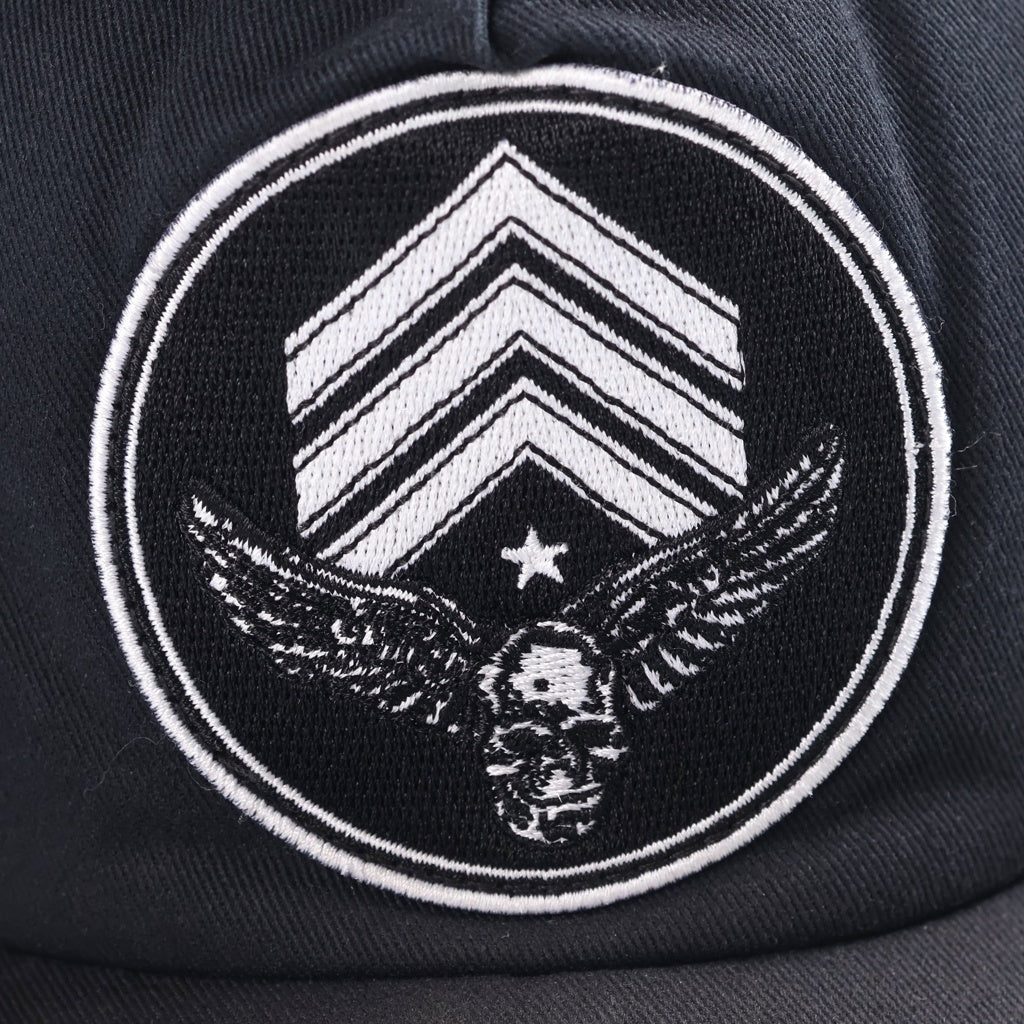 CHROME HEARTS(クロムハーツ) FOTI MAHALIA TRUCKER CAP フォティ マハリアトラッカーキャップ バックスクロールパッチトラッカーハット 帽子 ブラック