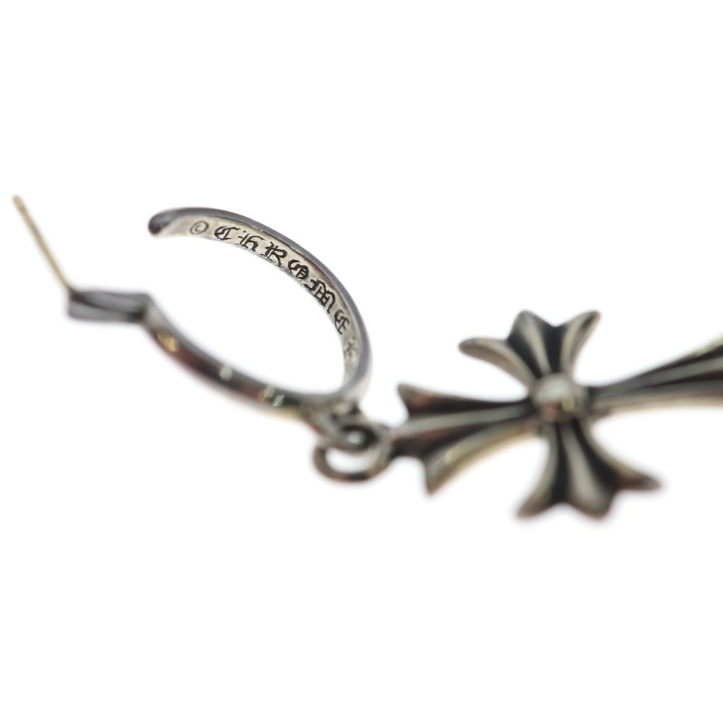 CHROME HEARTS(クロムハーツ) TINY CH CROSS タイニーCHクロス フープピアス シルバー BCA115