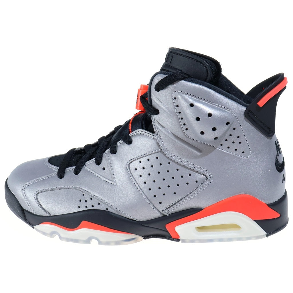 NIKE(ナイキ) Air Jordan 6 Reflective Infrared エアジョーダン6 リフレクティブインフレアード レースアップハイカットスニーカーCI4072-001 シルバー CI4072-001