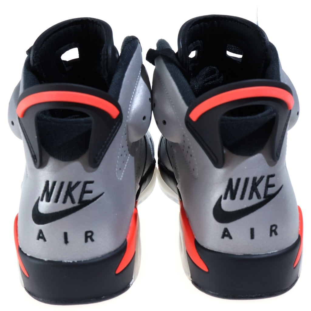 NIKE(ナイキ) Air Jordan 6 Reflective Infrared エアジョーダン6 リフレクティブインフレアード レースアップハイカットスニーカーCI4072-001 シルバー CI4072-001