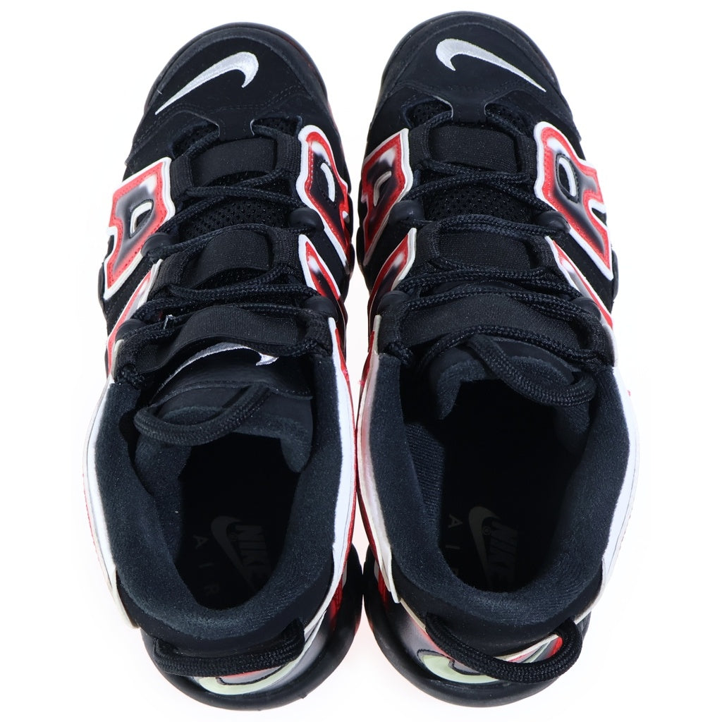 NIKE(ナイキ) AIR MORE UPTEMPO LASER CRIMSON エアモアアップテンポ レーザークリムゾン ハイカットスニーカー US8.5/26.5cm CJ6129-001 ブラック/レッド
