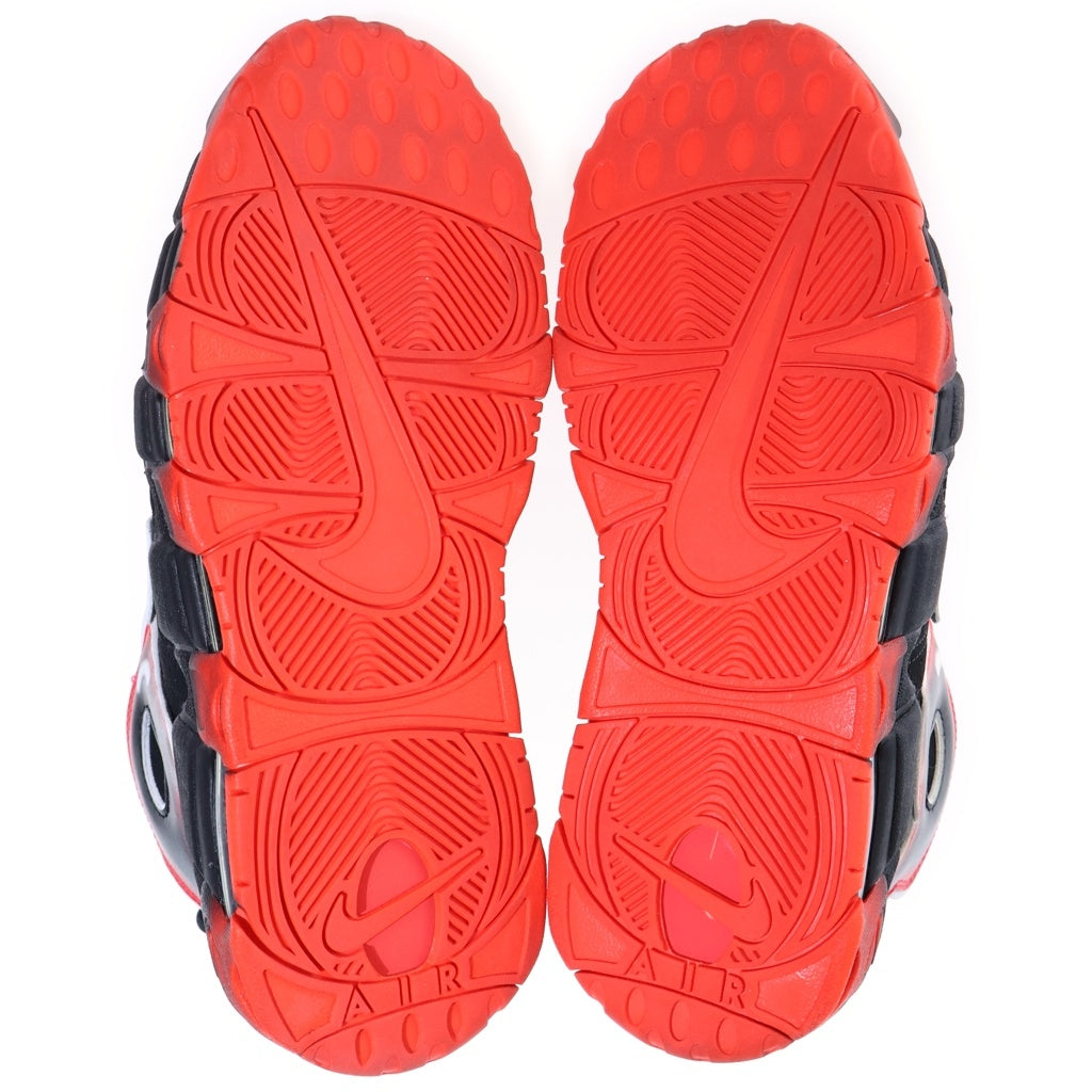 NIKE(ナイキ) AIR MORE UPTEMPO LASER CRIMSON エアモアアップテンポ レーザークリムゾン ハイカットスニーカー US8.5/26.5cm CJ6129-001 ブラック/レッド