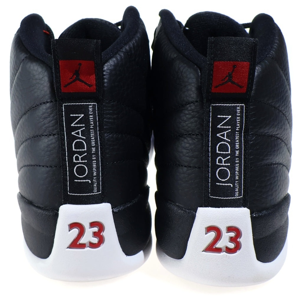 NIKE(ナイキ) AIR JORDAN 12 RETRO PLAYOFFS エアジョーダン12 プレイオフ ハイカットスニーカー US8.5/26.5cm ブラック/ホワイト CT8013-006