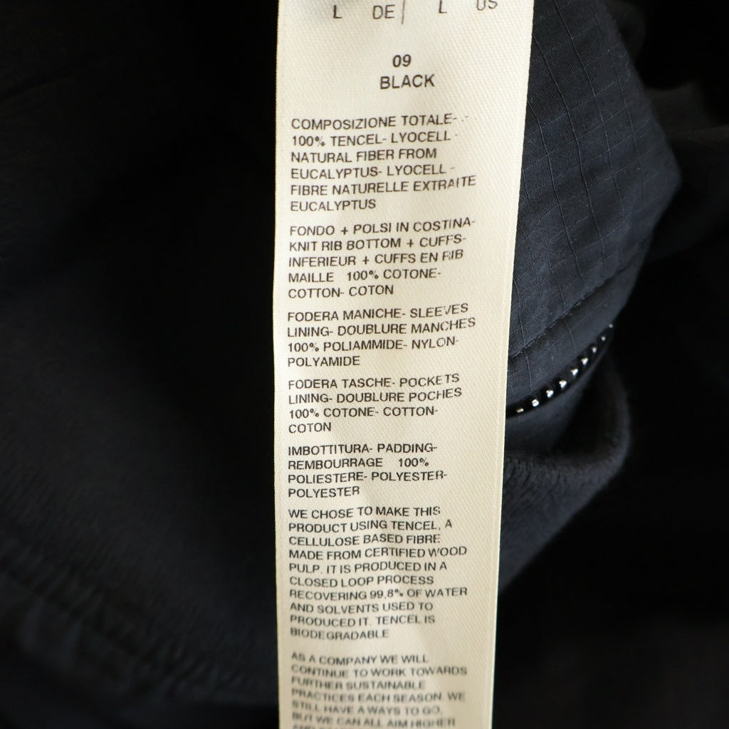 Rick Owens DRKSHDW(リックオウエンス ダークシャドウ) 25SS ギンプフライトボンバージャケット テンセルリップストップジップアップフーデットMA-1ジャケット DU01E3772-NR