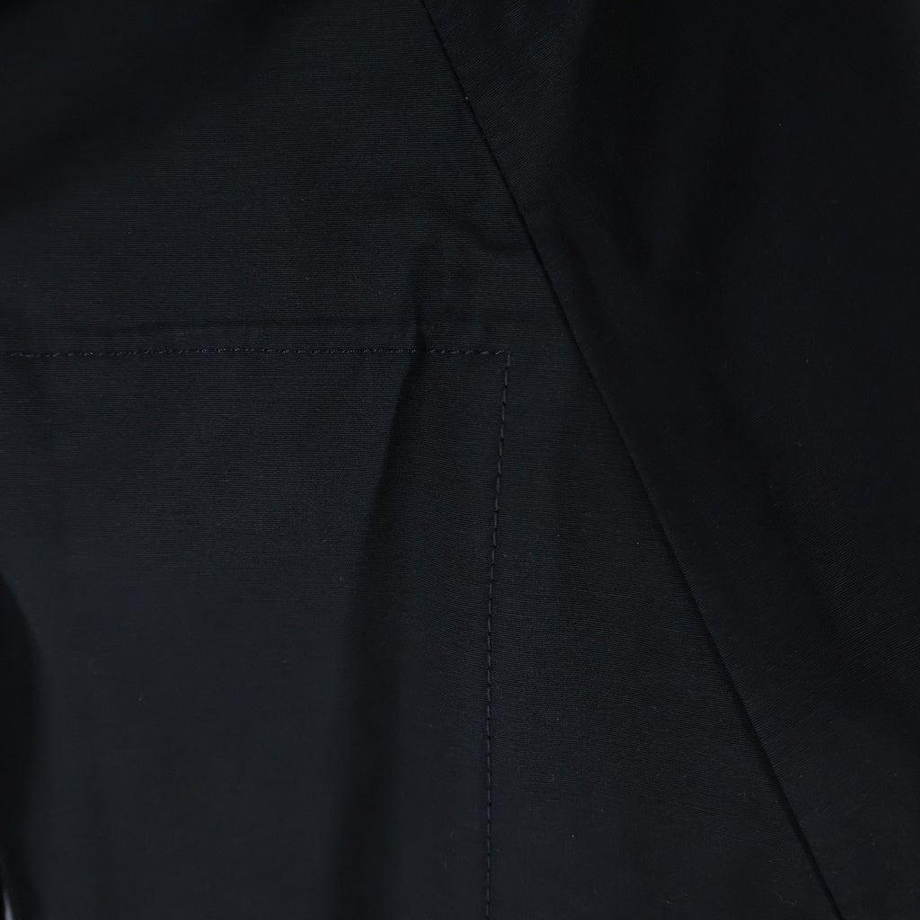 11by BORIS BIDJAN SABERI(イレブンバイボリスビジャンサベリ) Waterproof Jacket ウォータープルーフジャケット ジップアップナイロンマウンテンパーカー ブラック 11BYBBS J2C 1317