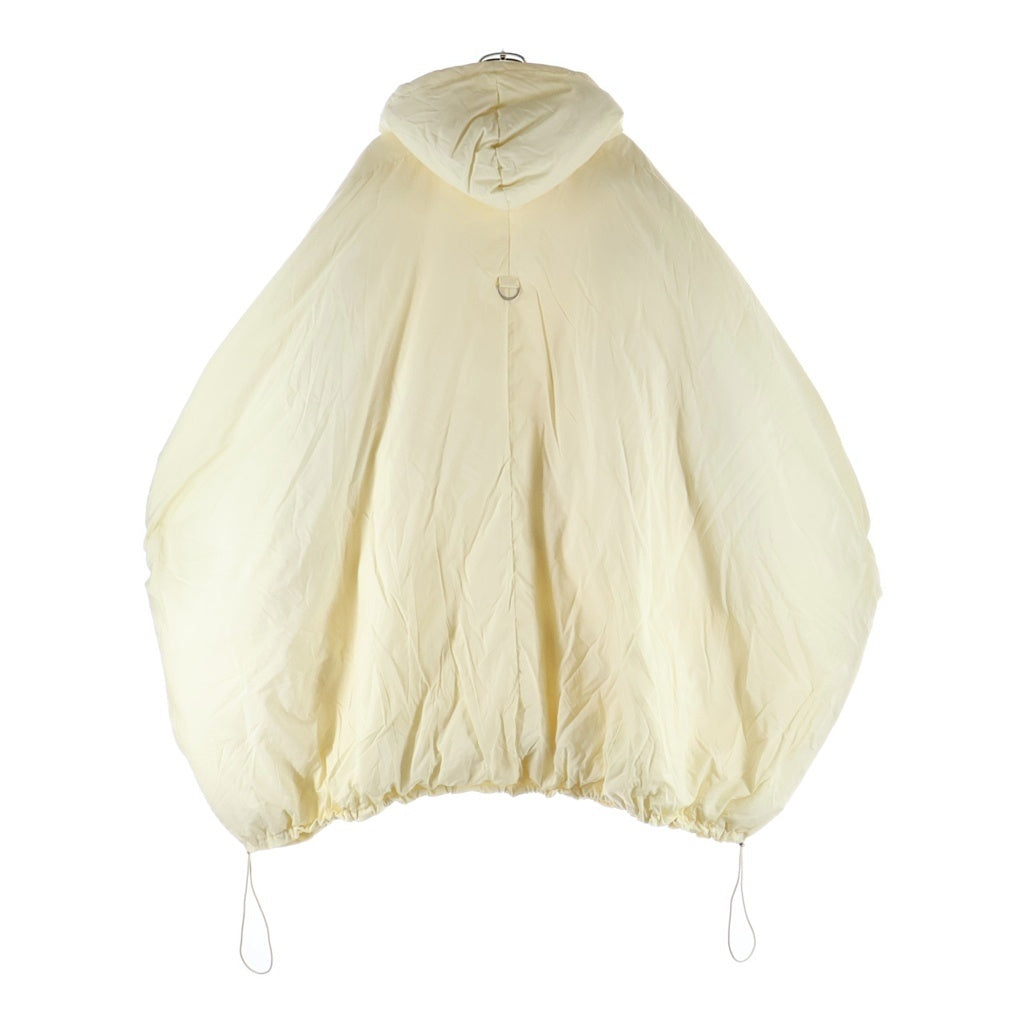 little suzie(リトルスージー) Poncho Down Coat ポンチョダウンコート レディース ジップアップナイロンダウンポンチョ ホワイト Is14265J
