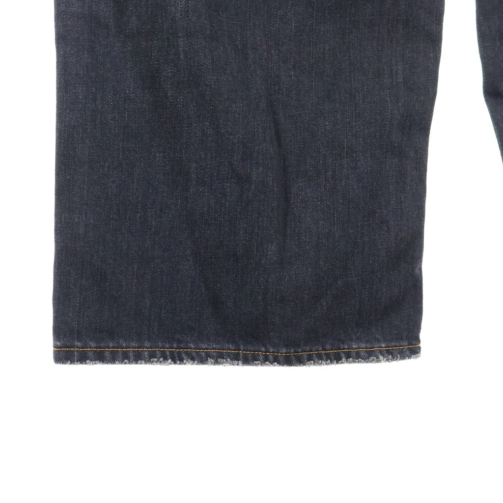 Acne Studios(アクネ ストゥディオズ) 2023 U Black Trafalgar トラファルガー ペイント加工 ボタンフライ ルーズフィットジーンズ デニムパンツ インディゴ C0089