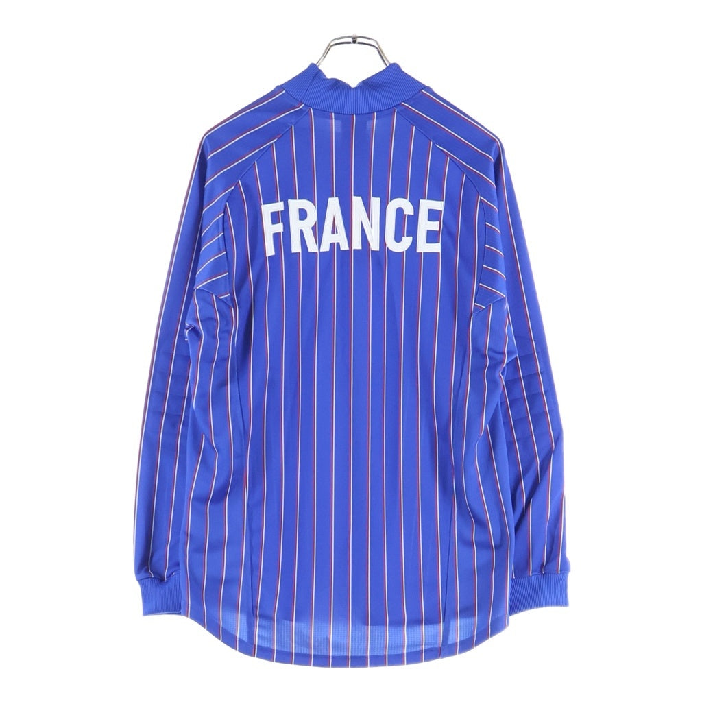 NIKE(ナイキ) ×JACQUEMUS France Soccer Goal Keeper Jersey ×ジャックムス フランスサッカーゴールキーパージャージ フランス代表 ロゴ刺繍長袖モックネックジャージ IQ7570-480 ブルー