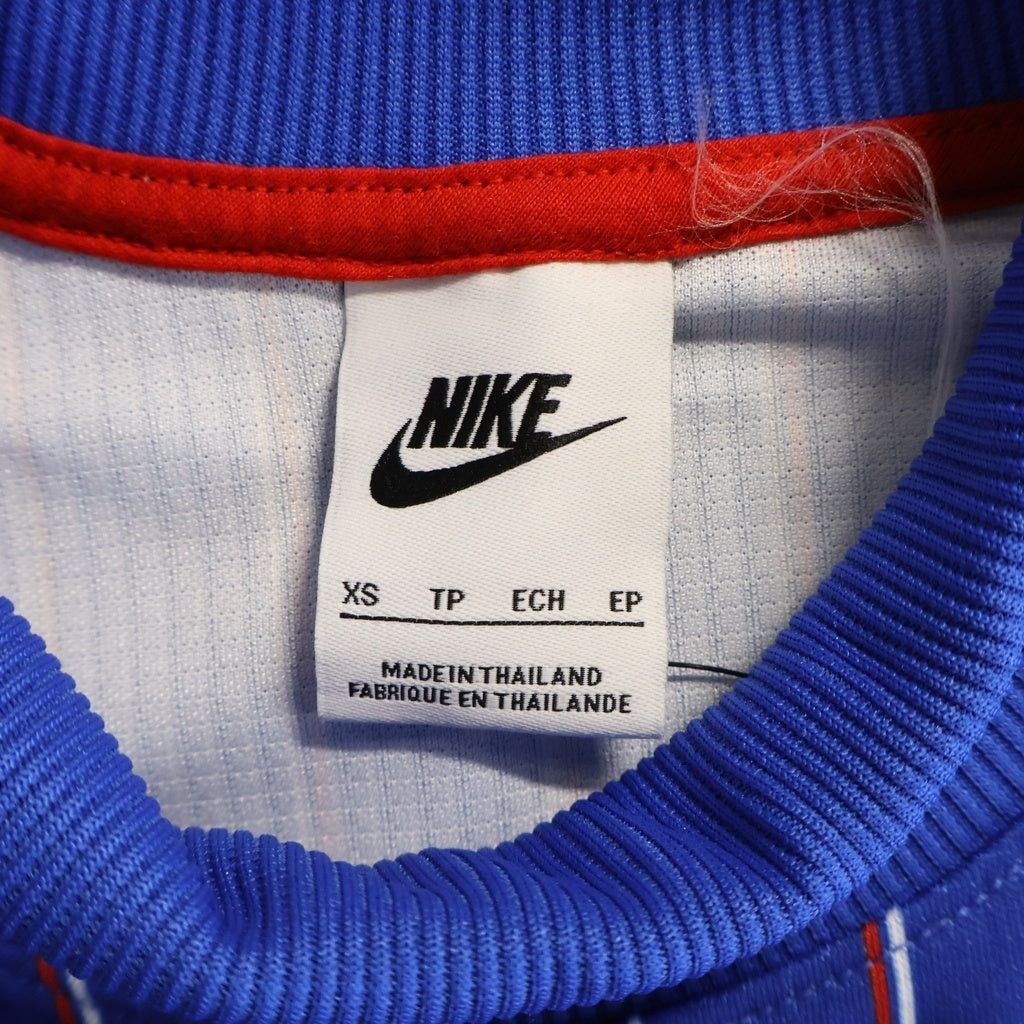 NIKE(ナイキ) ×JACQUEMUS France Soccer Goal Keeper Jersey ×ジャックムス フランスサッカーゴールキーパージャージ フランス代表 ロゴ刺繍長袖モックネックジャージ IQ7570-480 ブルー