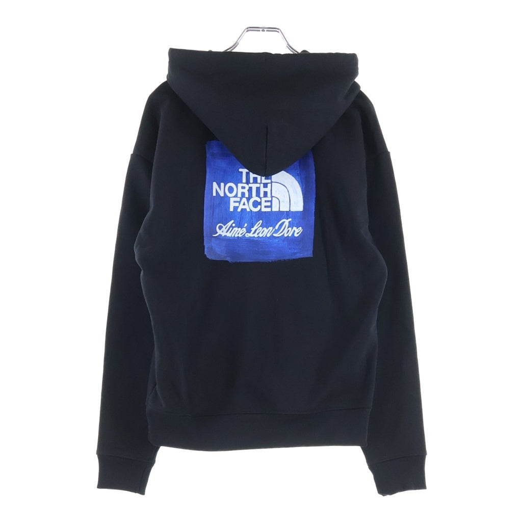 THE NORTH FACE(ザノースフェイス) ×Aime Leon Dore Logo Hoodie ×エメレオンドレ ロゴフーディー ロゴプリントフーデットスウェットシャツ NT52503AD ブラック