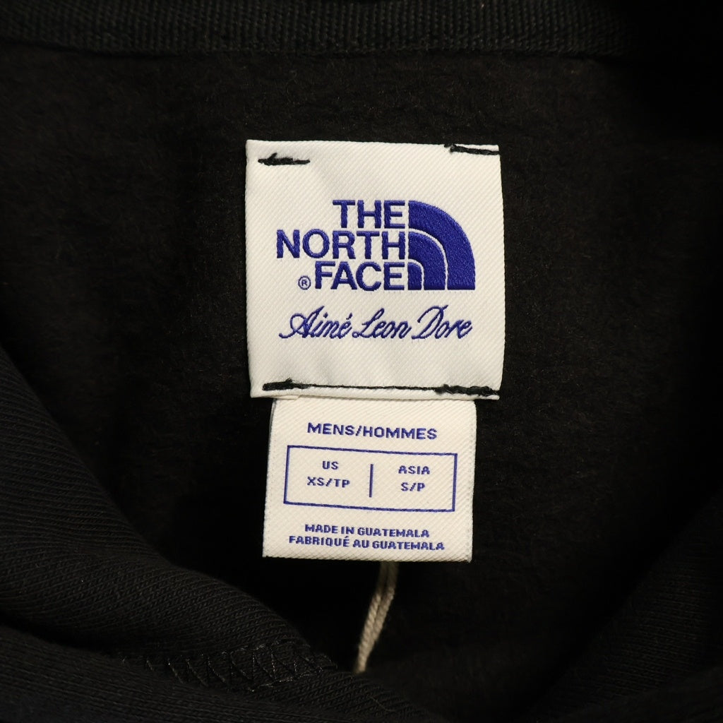 THE NORTH FACE(ザノースフェイス) ×Aime Leon Dore Logo Hoodie ×エメレオンドレ ロゴフーディー ロゴプリントフーデットスウェットシャツ NT52503AD ブラック