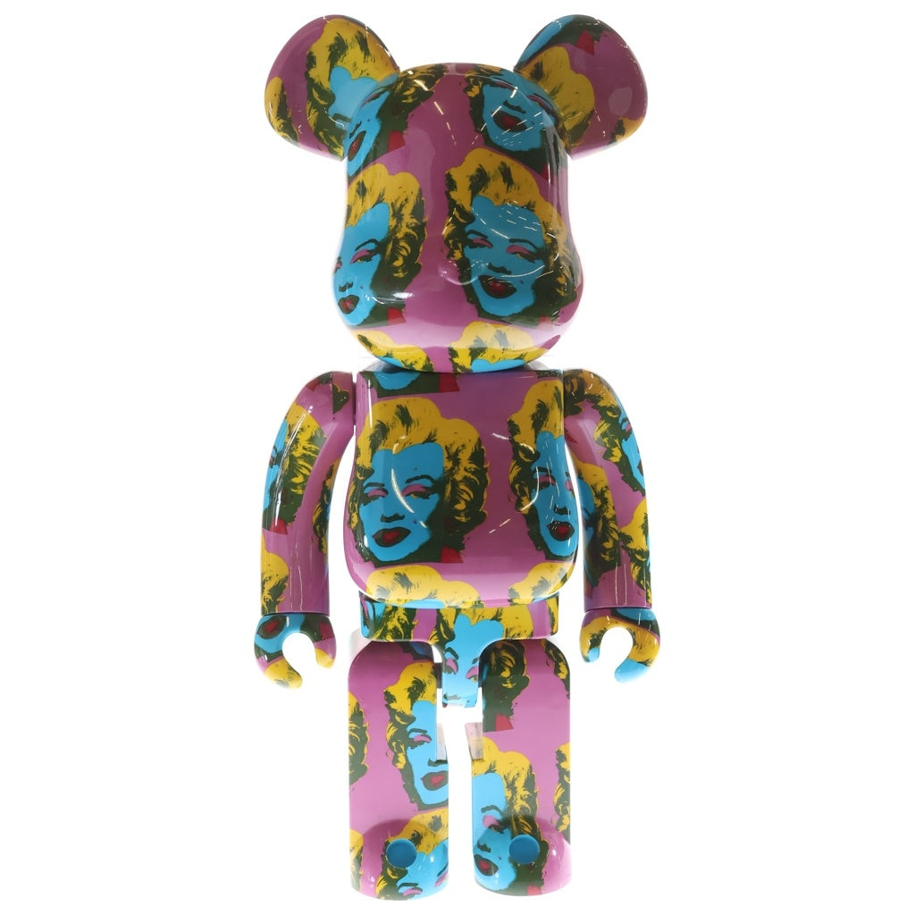 MEDICOM TOY(メディコムトイ) BE@RBRICK ×Andy Warhol ×Marilyn Monroe #2 1000% ×アンディウォーホル ×マリリンモンロー ベアブリック フィギュア マルチカラー