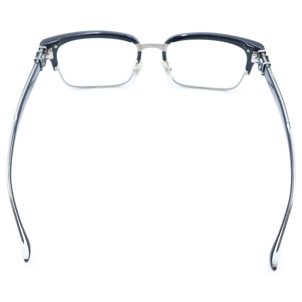 CHROME HEARTS(クロムハーツ) FLAPS Horse Shoe Half Rim Sunglasses ホースシューハーフリムサングラス アイウェア 眼鏡 ブラック/シルバー