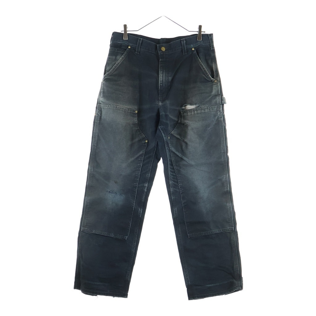 CARHARTT(カーハート) 90S VINTAGE DOUBLE KNEE PAINTER PANTS LOOSE ORIGINAL FIT ヴィンテージ ダブルニーペインターパンツ ルーズオリジナルフィット ワークパンツ ブラック