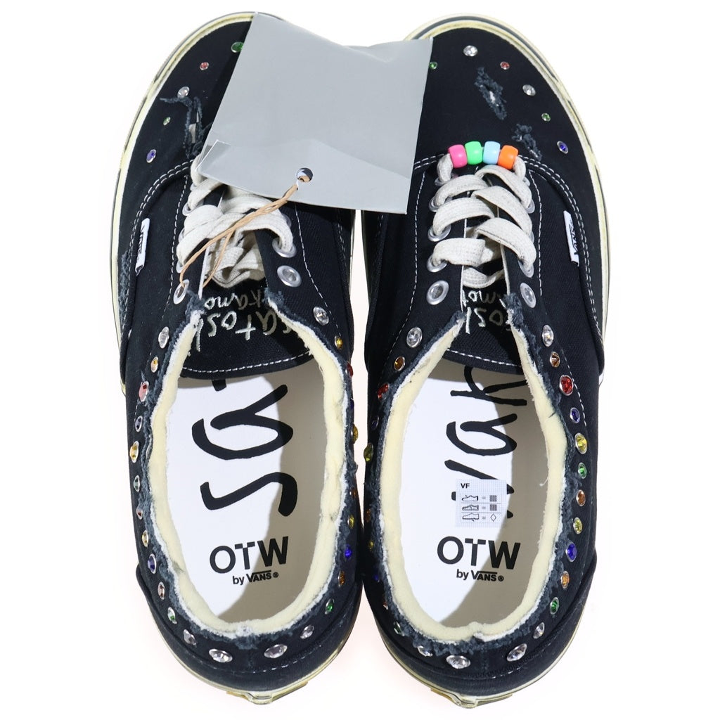 VANS(ヴァンズ) ×Satoshi Nakamoto Era 95 Gems Round Jewel ダメージ加工ローカットスニーカー US9.5/27.5cm VN000EFEBLK