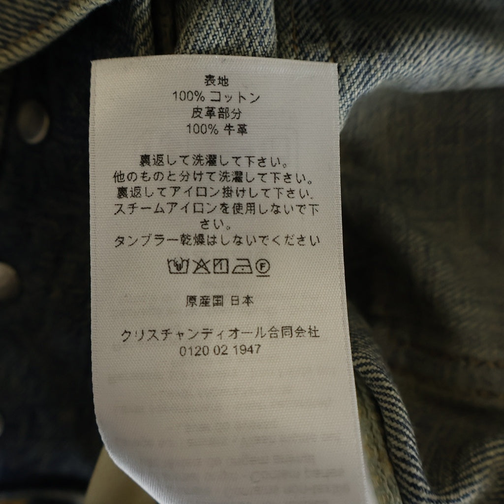 DIOR(ディオール) 26SS REGULAR FIT COTTON TWILL JEANS レギュラーフィット ボタンフライ パッチワークデニムパンツ インディゴ 683D002D3052