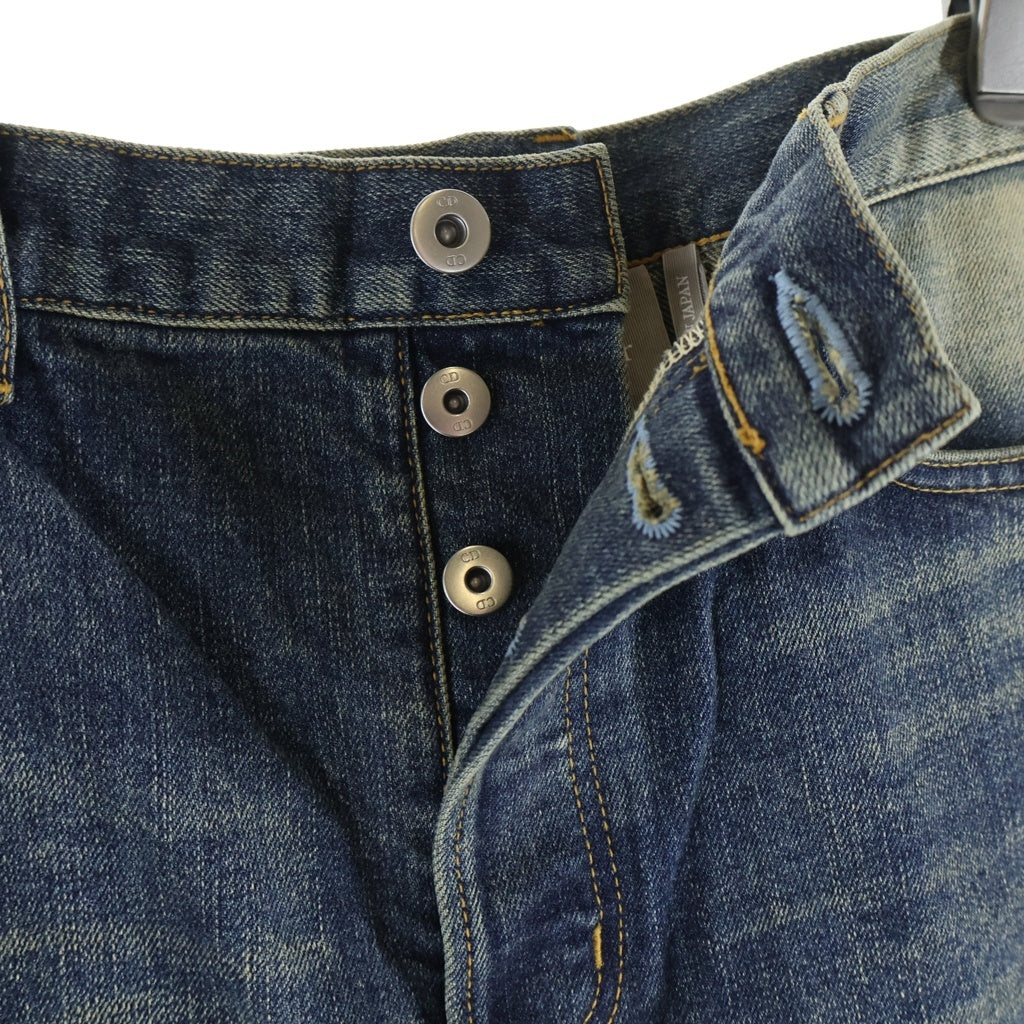 DIOR(ディオール) 26AW LONG SKINNY JEANS ボタンフライ ロング スキニーデニムパンツ インディゴ 643D004A3938