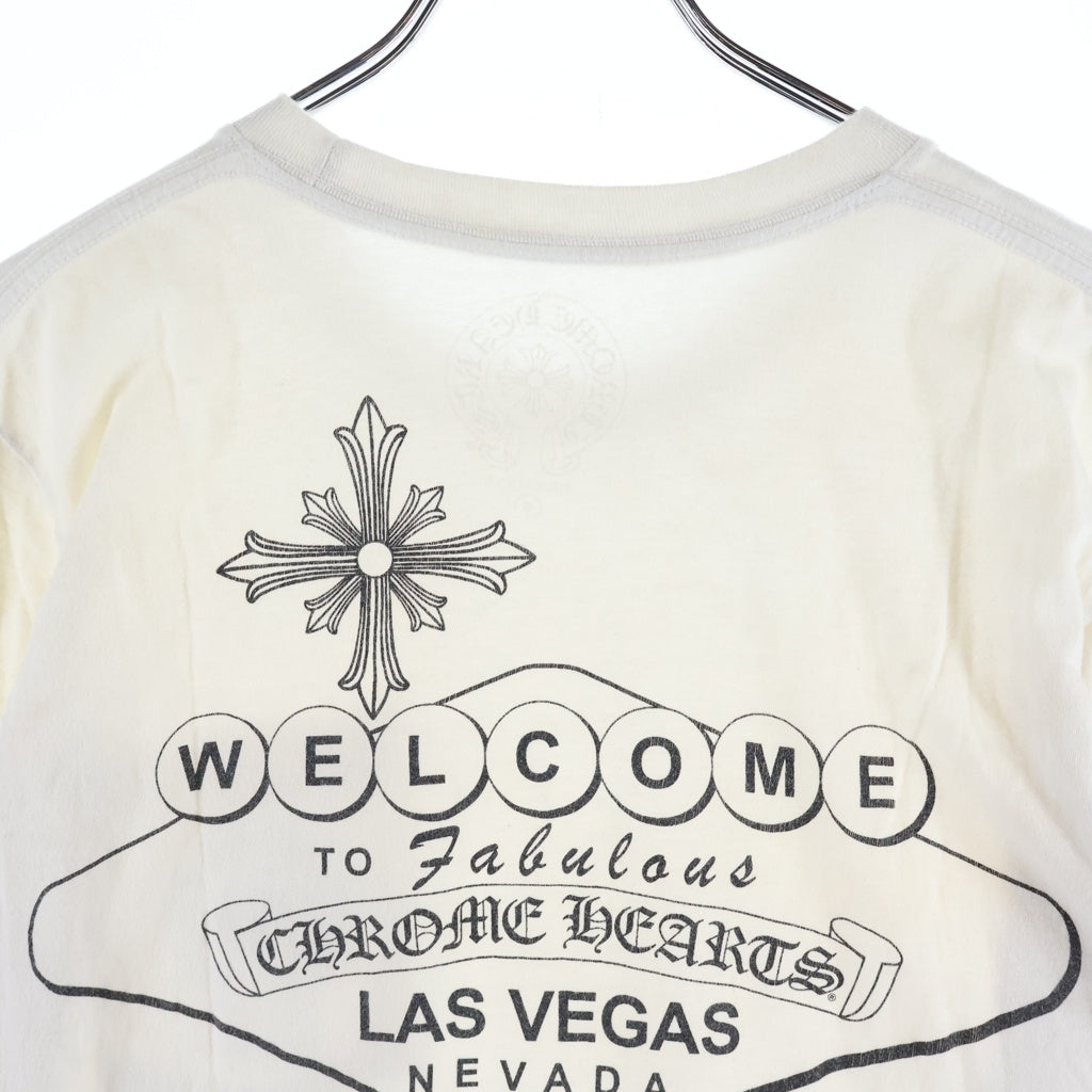 CHROME HEARTS(クロムハーツ) LAS VEGAS EXCLUSIVE S/S TEE ラスベガス限定 クルーネック半袖Tシャツ ホワイト