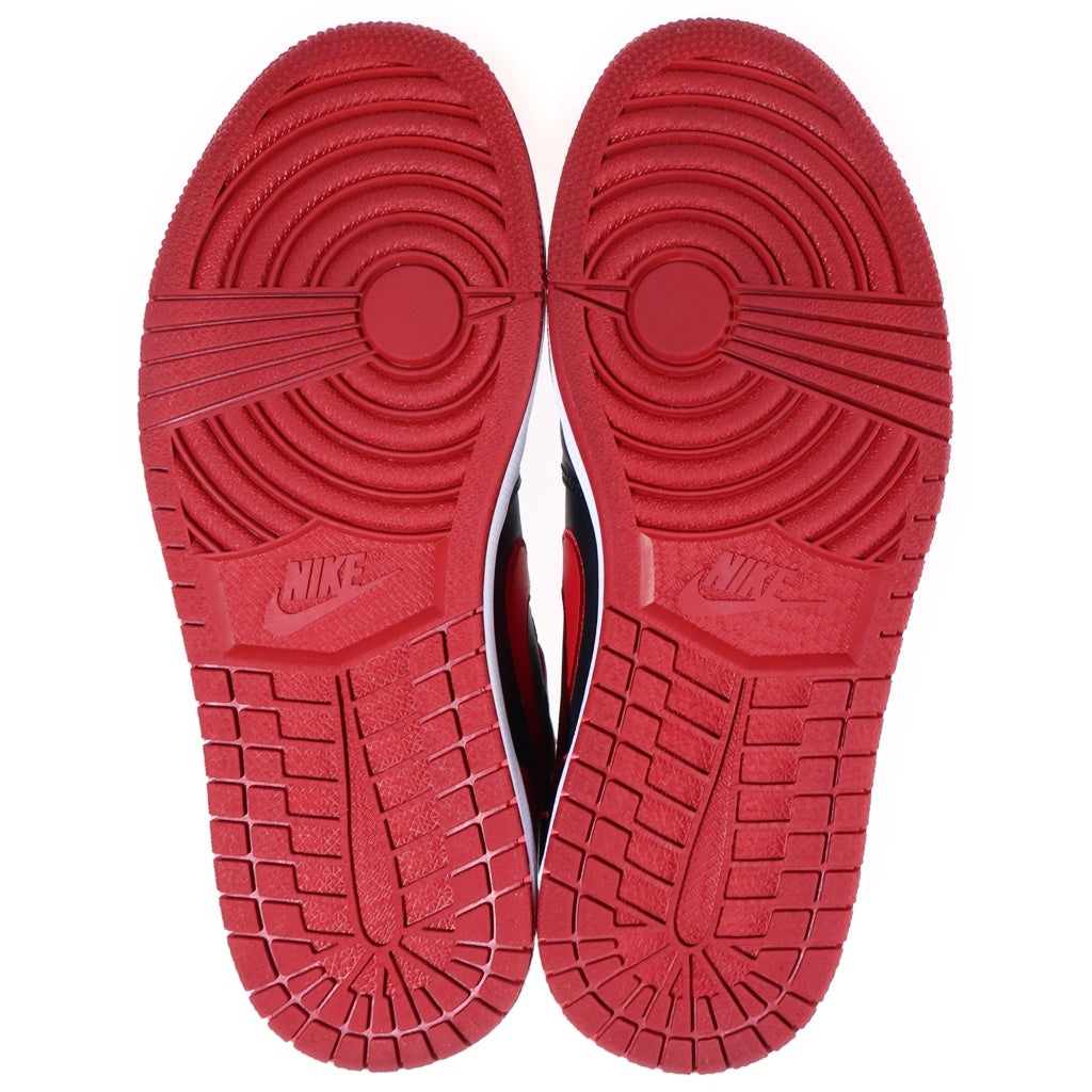 NIKE(ナイキ) Air Jordan 1 High Flyease Black/Gym Red エアジョーダン1ハイ フライイース ブラックジムレッド レースアップハイカットスニーカー US8/26cm ブラック/レッド CQ3835-001