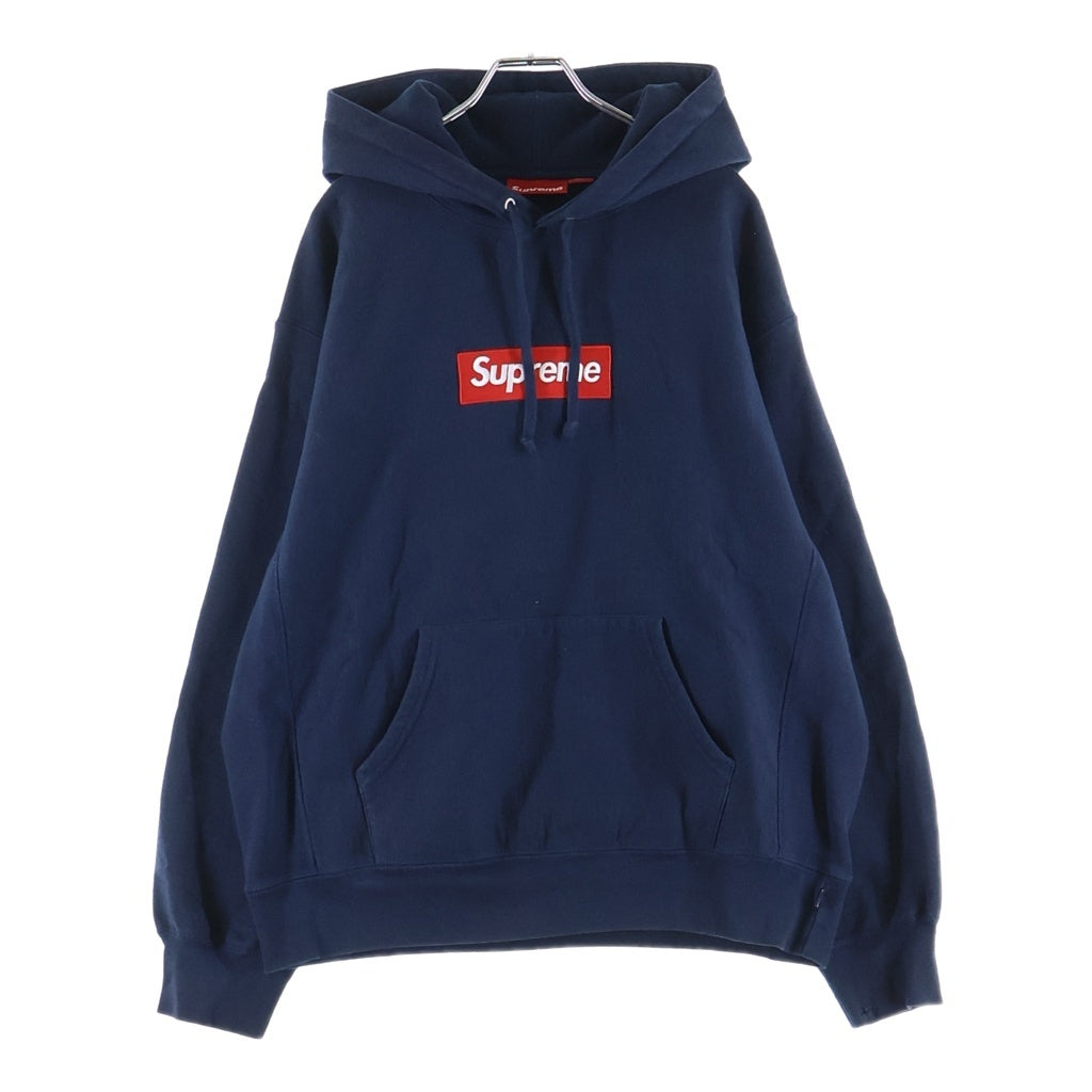 SUPREME(シュプリーム) 24AW Box Logo Hooded SweatShirt ボックスロゴ プルオーバー パーカー ネイビー