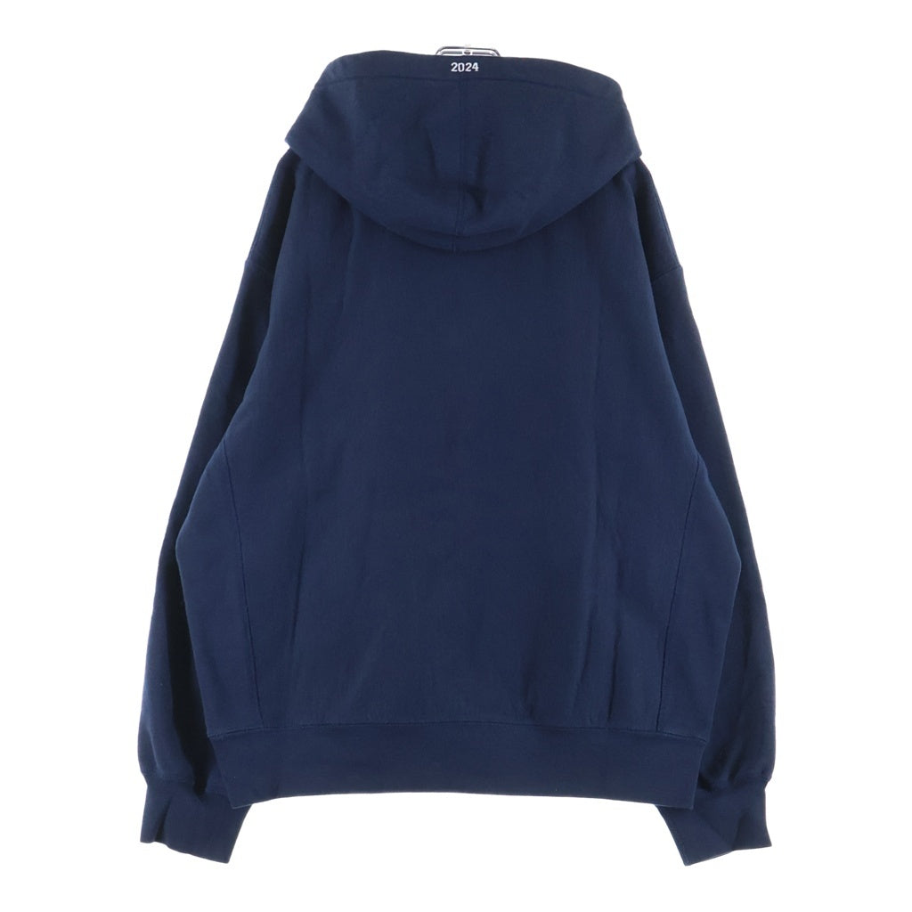 SUPREME(シュプリーム) 24AW Box Logo Hooded SweatShirt ボックスロゴ プルオーバー パーカー ネイビー