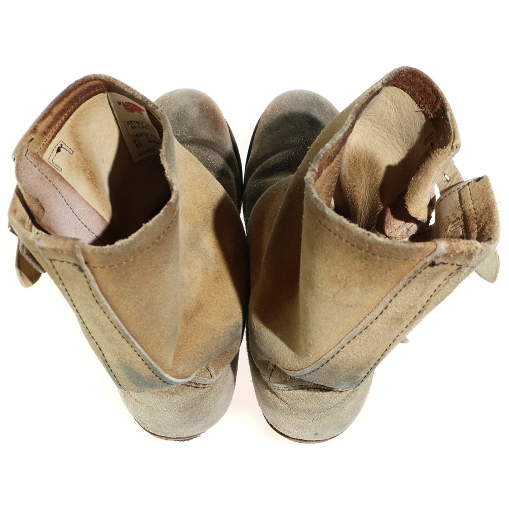 RED WING(レッド ウイング) USA製 ASTM F 2413-05 スウェード エンジニアブーツ ベージュ 8268