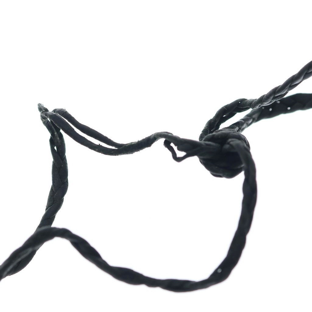 CHROME HEARTS(クロムハーツ) FILIG CROSS-XSM LB フィリグリークロスXS wレザーブレイド ネックレス シルバー