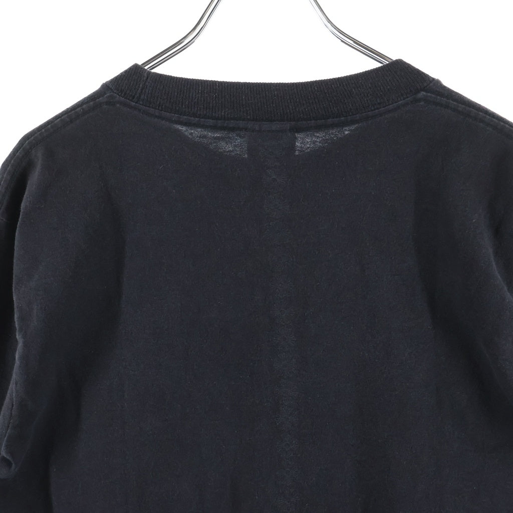 CHROME HEARTS(クロムハーツ) CH PLS FLAME L/S CHプラスフレーム ファイヤープリント 長袖Tシャツ ブラック