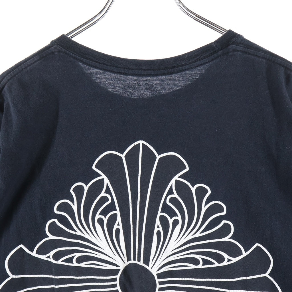CHROME HEARTS(クロムハーツ) OLD CH PLUS S/S T-SHRT オールド CHプラス バックスクロールプリント 半袖Tシャツ カットソー ブラック