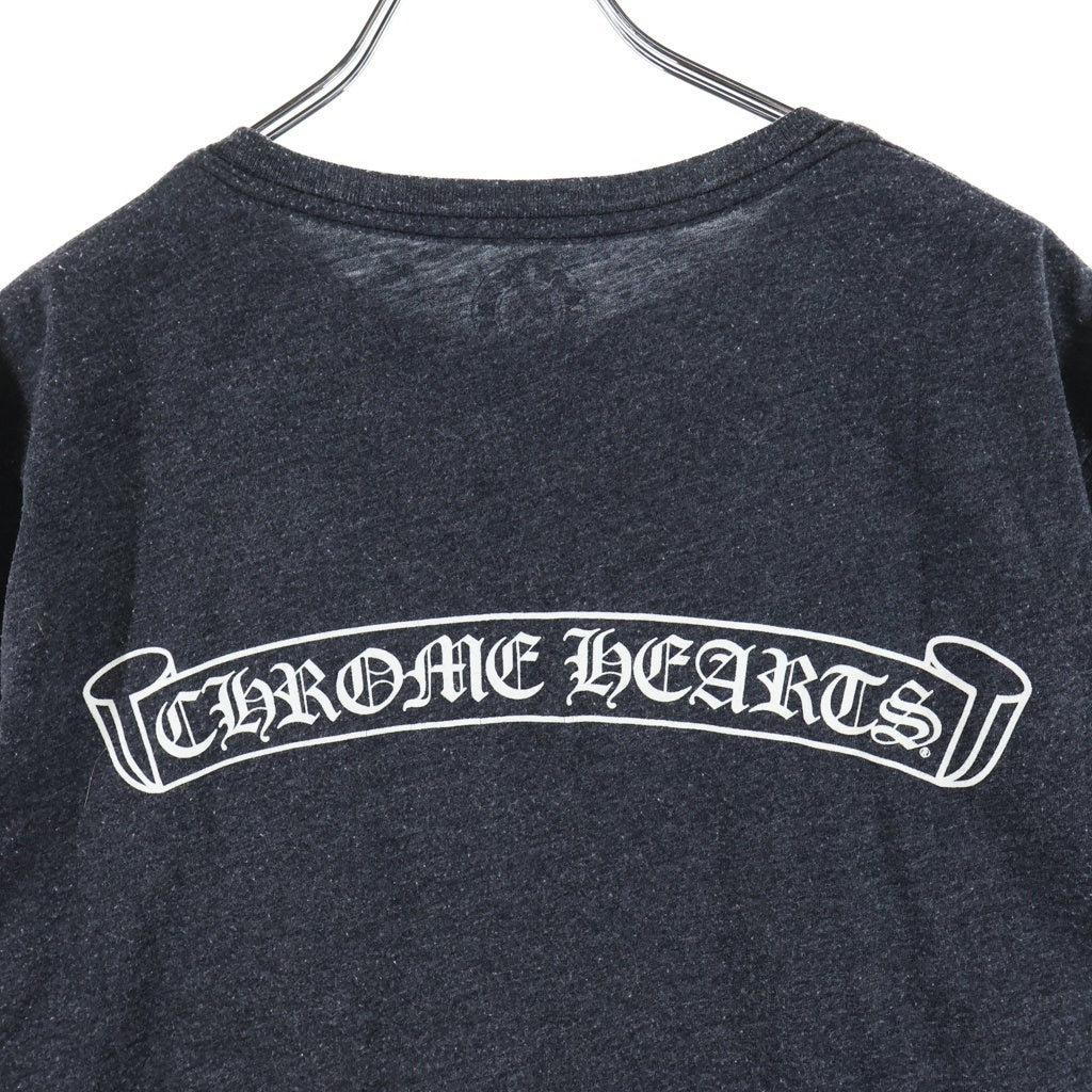 CHROME HEARTS(クロムハーツ) CH S/S バックスクロールラベルプリント 半袖Tシャツカットソー グレー