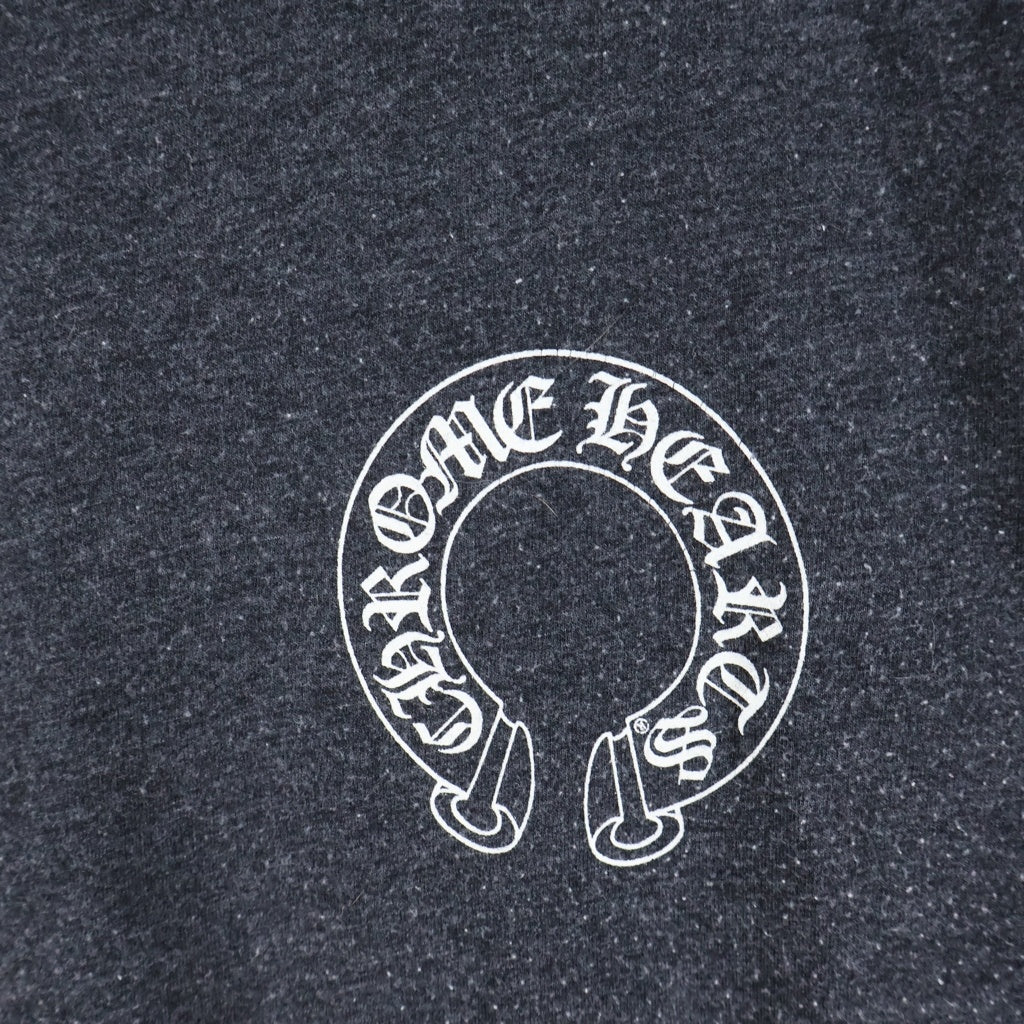 CHROME HEARTS(クロムハーツ) CH S/S バックスクロールラベルプリント 半袖Tシャツカットソー グレー