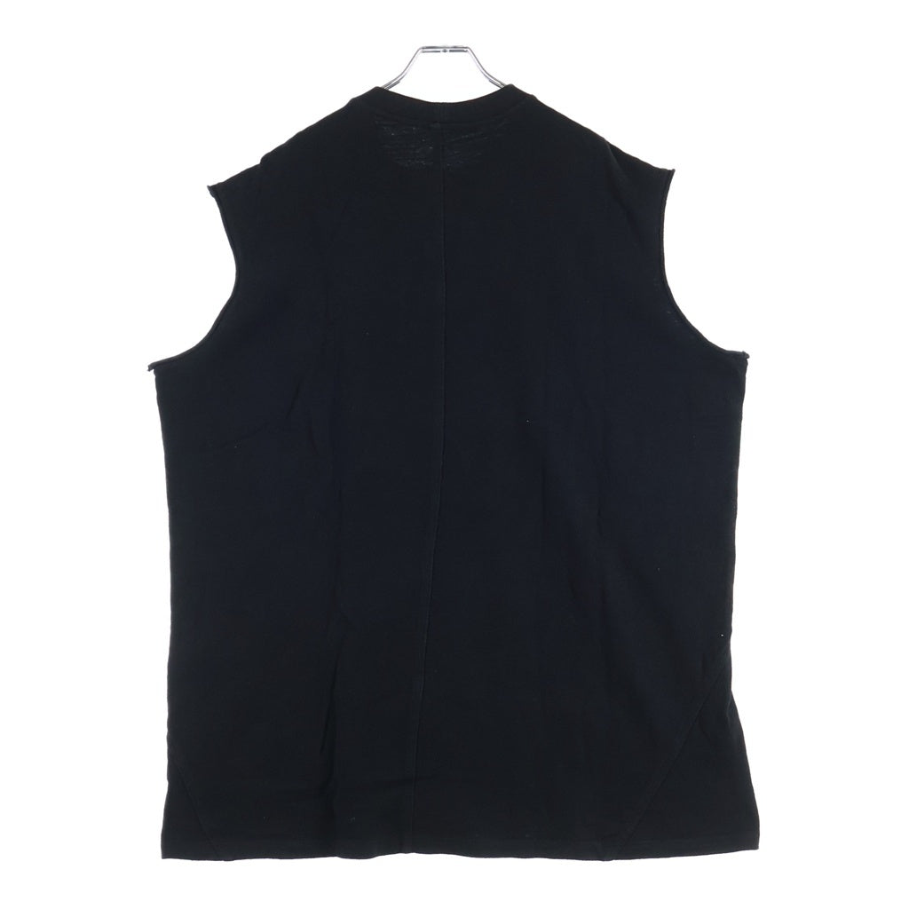 Rick Owens(リックオウエンス) 23AW LUXOR SPLINTERED TARP TOP BIGARZATO スプリンテッド タープ トップ ビガルザート クルーネックノースリーブTシャツ タンクトップ RU02C7178-BG ブラック