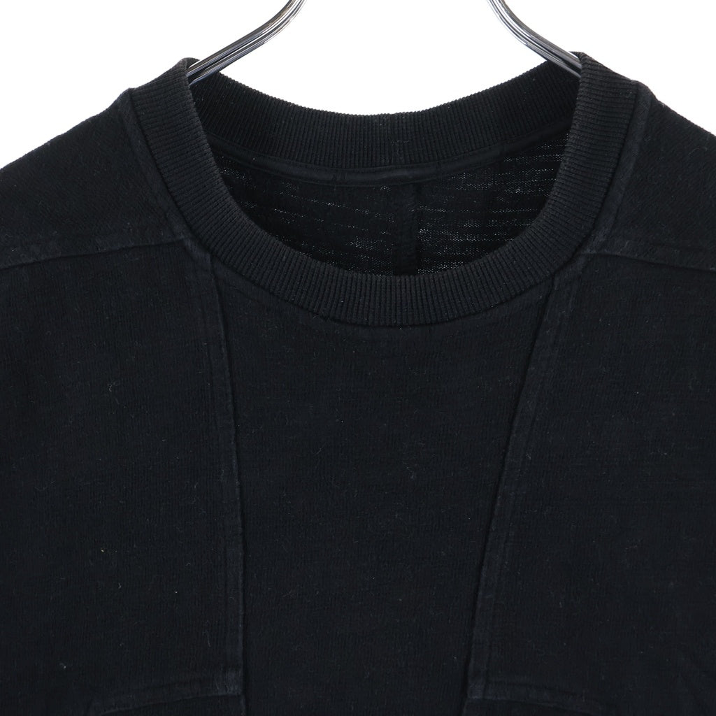 Rick Owens(リックオウエンス) 23AW LUXOR SPLINTERED TARP TOP BIGARZATO スプリンテッド タープ トップ ビガルザート クルーネックノースリーブTシャツ タンクトップ RU02C7178-BG ブラック