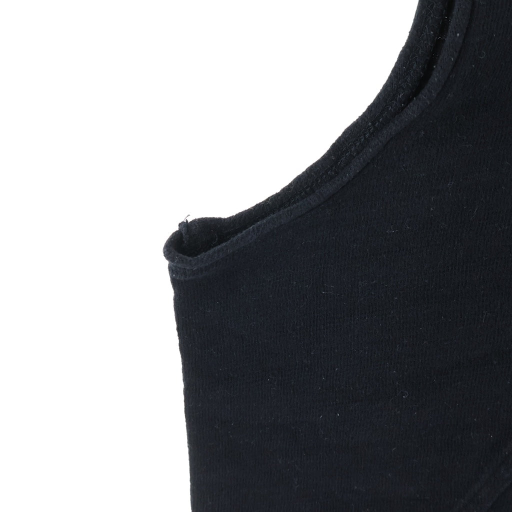 Rick Owens(リックオウエンス) 23AW LUXOR SPLINTERED TARP TOP BIGARZATO スプリンテッド タープ トップ ビガルザート クルーネックノースリーブTシャツ タンクトップ RU02C7178-BG ブラック