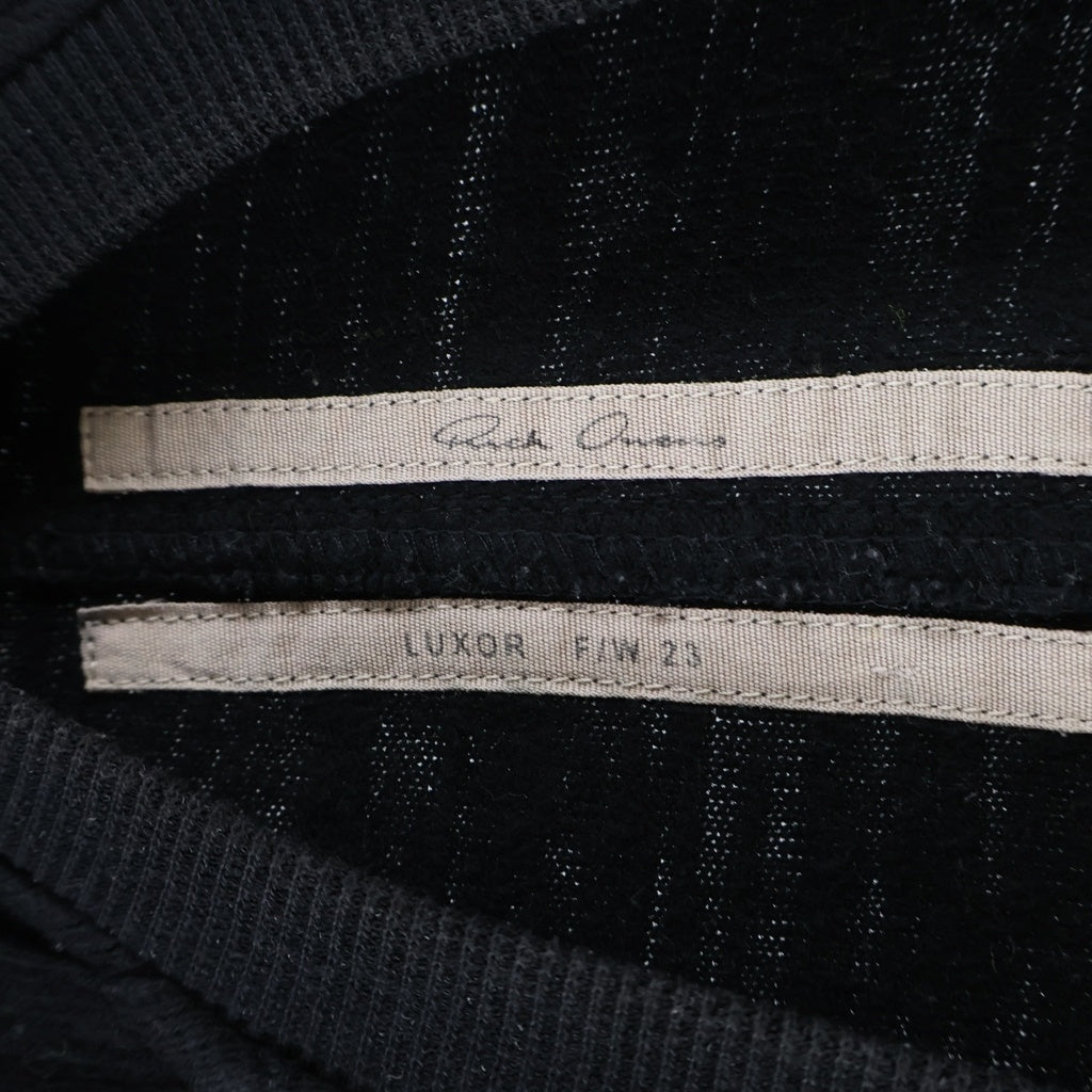 Rick Owens(リックオウエンス) 23AW LUXOR SPLINTERED TARP TOP BIGARZATO スプリンテッド タープ トップ ビガルザート クルーネックノースリーブTシャツ タンクトップ RU02C7178-BG ブラック