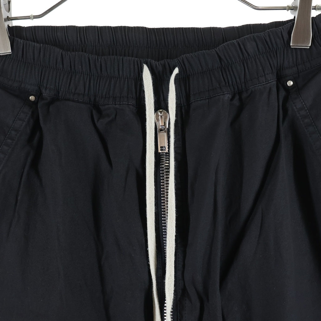 Rick Owens(リックオウエンス) 23AW LUXOR BELA Pants ルクソール期 ベラパンツ ドローストリングストレートパンツ RU02C7361-TE ブラック