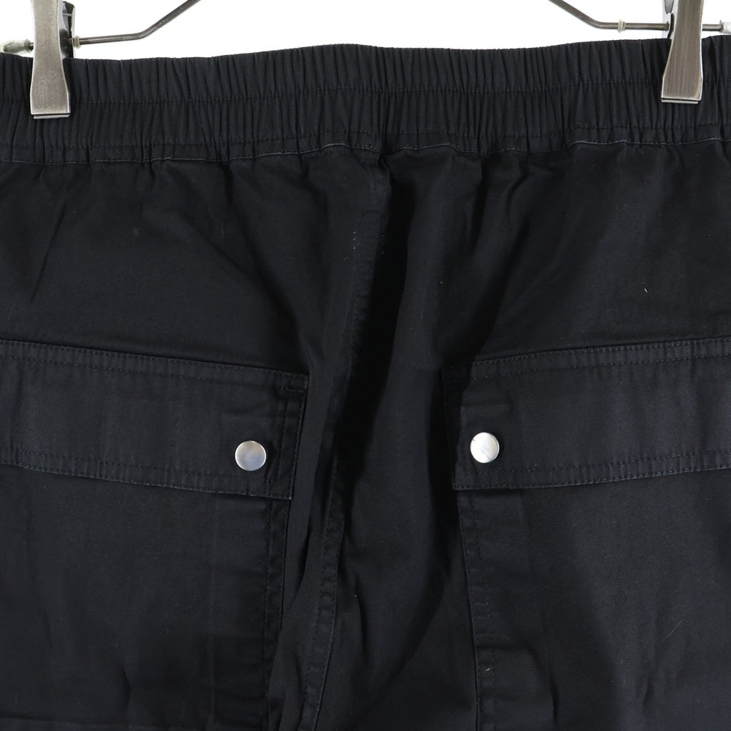 Rick Owens(リックオウエンス) 23AW LUXOR BELA Pants ルクソール期 ベラパンツ ドローストリングストレートパンツ RU02C7361-TE ブラック