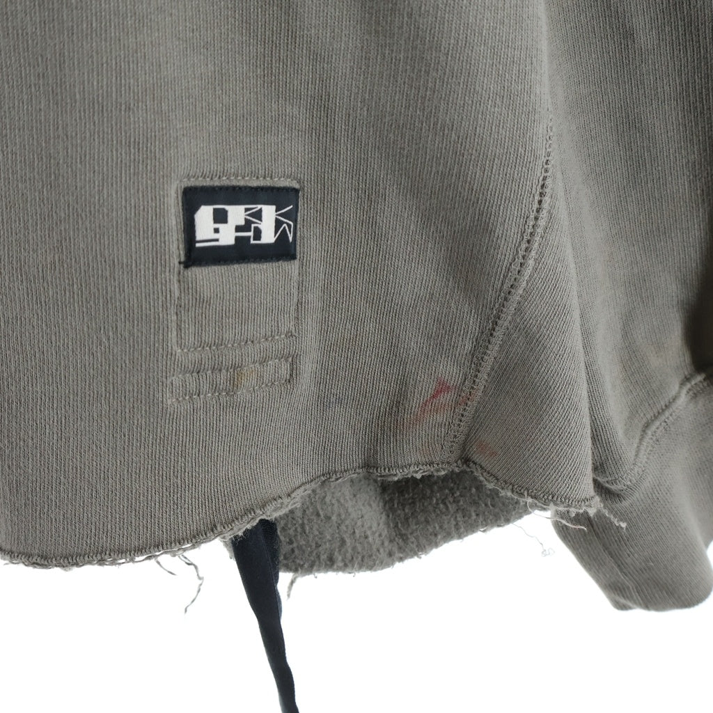 DRKSHDW(ダークシャドウ) 21SS CRATER TEE クレーターティー クルーネックカットオフスウェットシャツ DU21S2261-F ベージュ