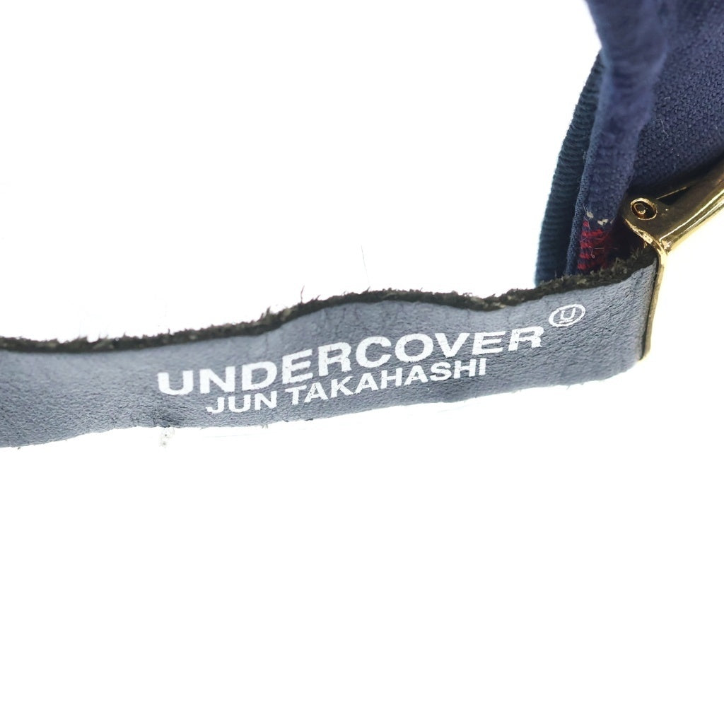 UNDERCOVER(アンダーカバー) 20AW ウール チェック柄 6パネル 耳付きキャップ 帽子 レッド UCZ402-2 レディース