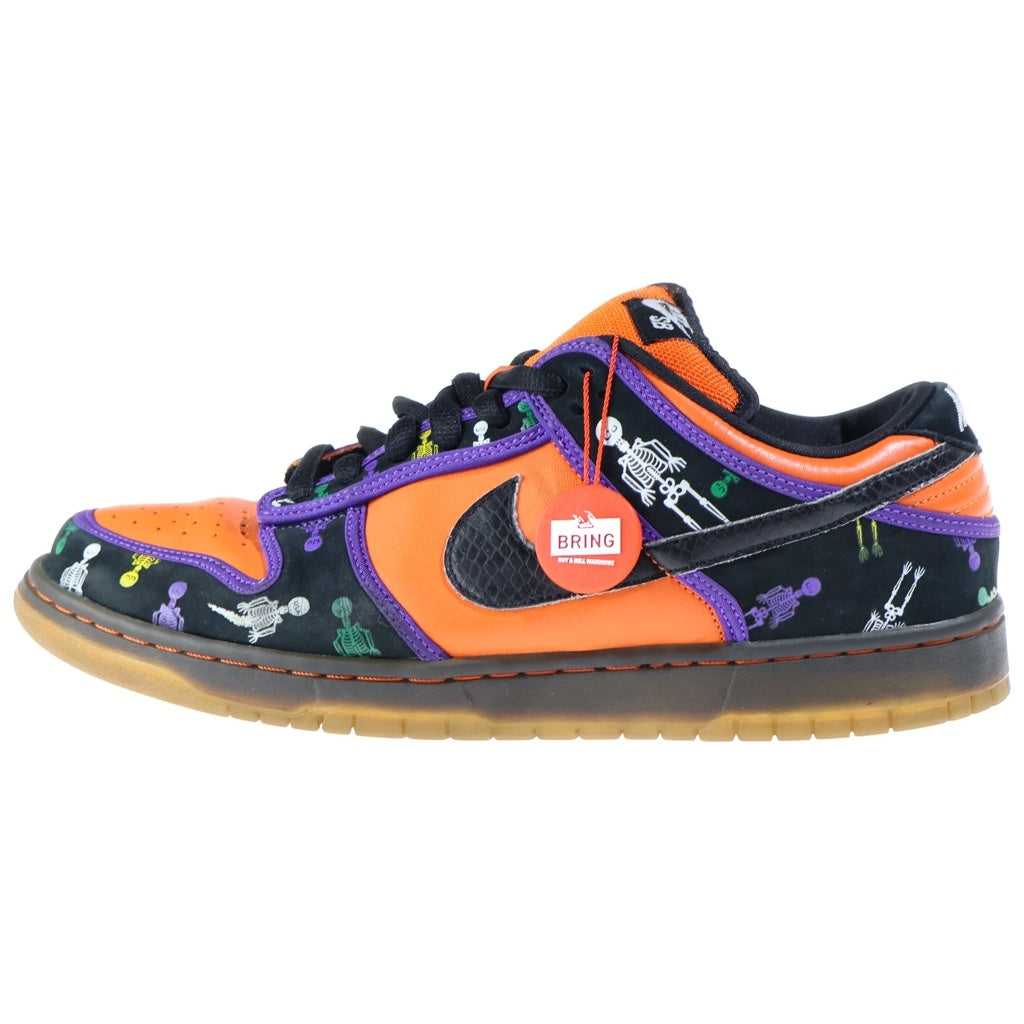 NIKE SB(ナイキエスビー) Dunk Low Day of the Dead ダンク デイ オブ ザ デッド ローカットスニーカー ブラック/オレンジ/パープル US10.5/28.5cm 313170-801