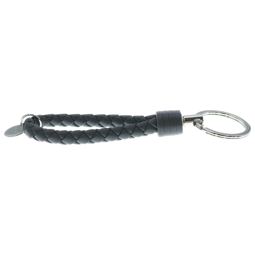 BOTTEGA VENETA(ボッテガヴェネタ) Intrecciato Key Ring イントレチャートキーリング レザーキーホルダー カーキ