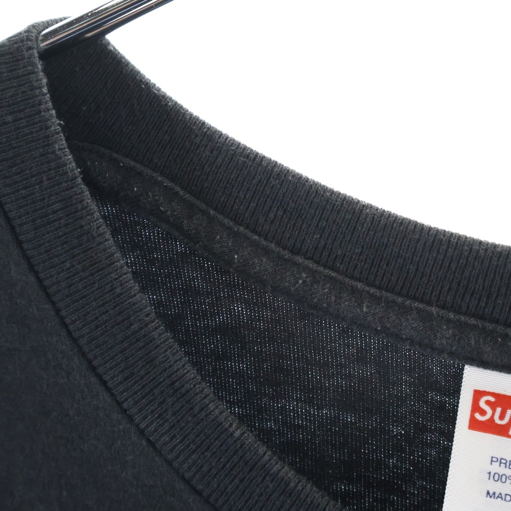 SUPREME(シュプリーム) 22AW Cigarette Tee シガレット フォトプリント クルーネックTシャツ カットソー ブラック