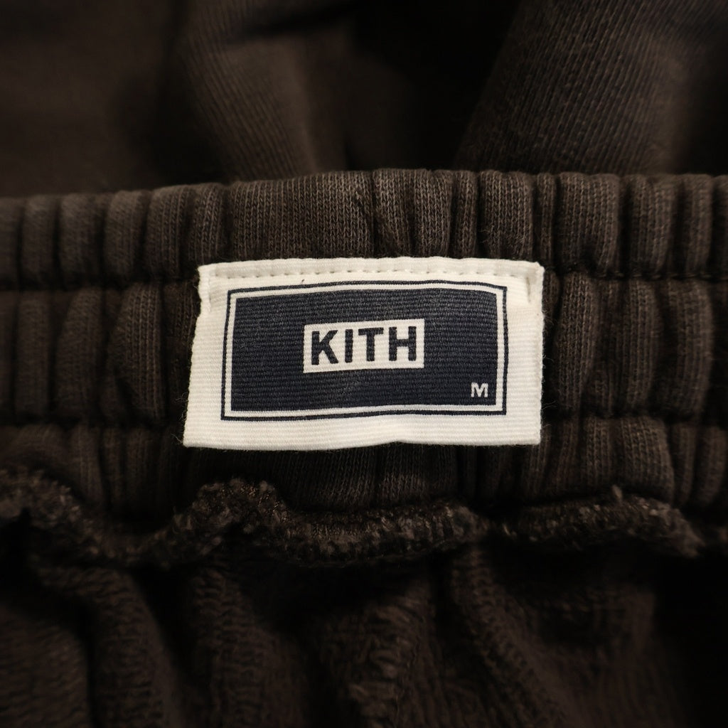 KITH(キス) 26AW PARKER SWEATPANT ロゴエンブロイダリー パーカースウェットパンツ ブラウン 26-030-060-0013-3-0