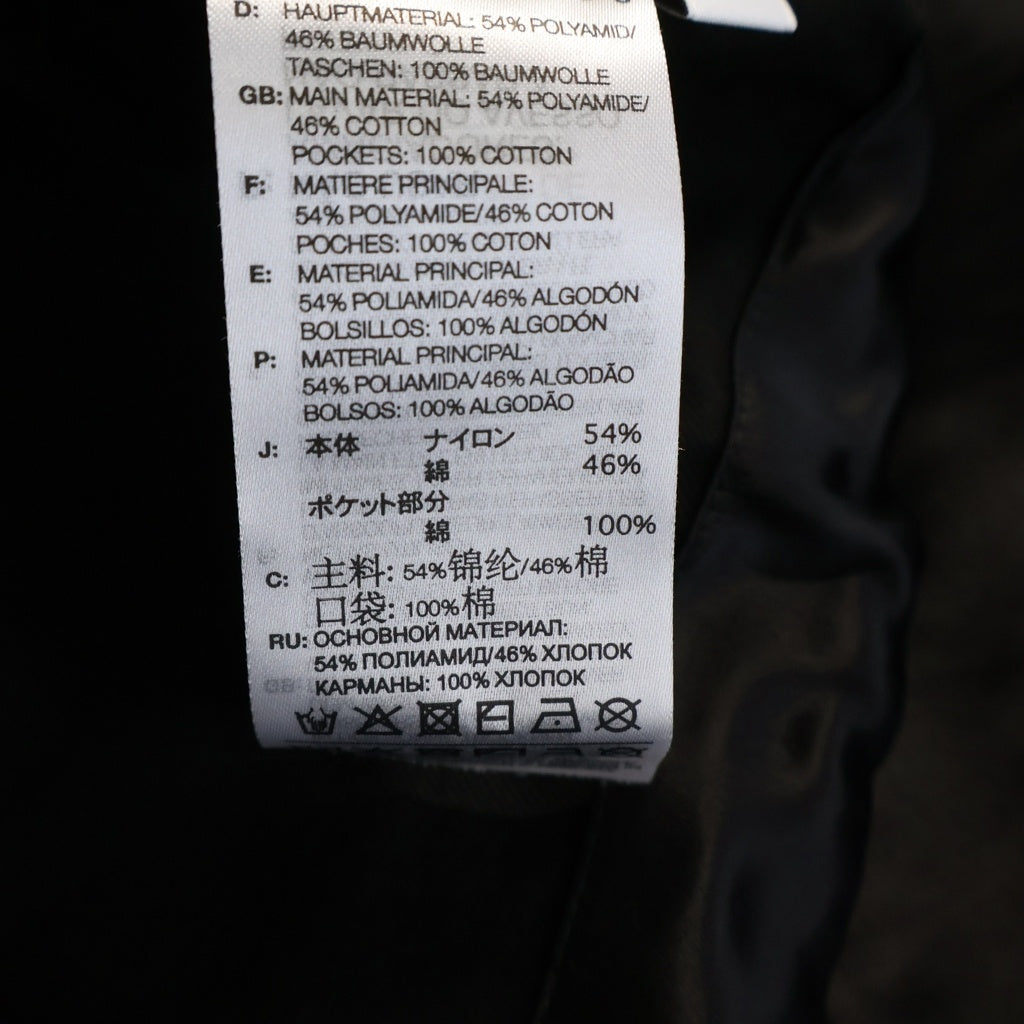 Y-3(ワイスリー) U GFX COACH JKT ロゴプリント スナップボタン ナイロン コーチジャケット ブラック JN4883 A2E001