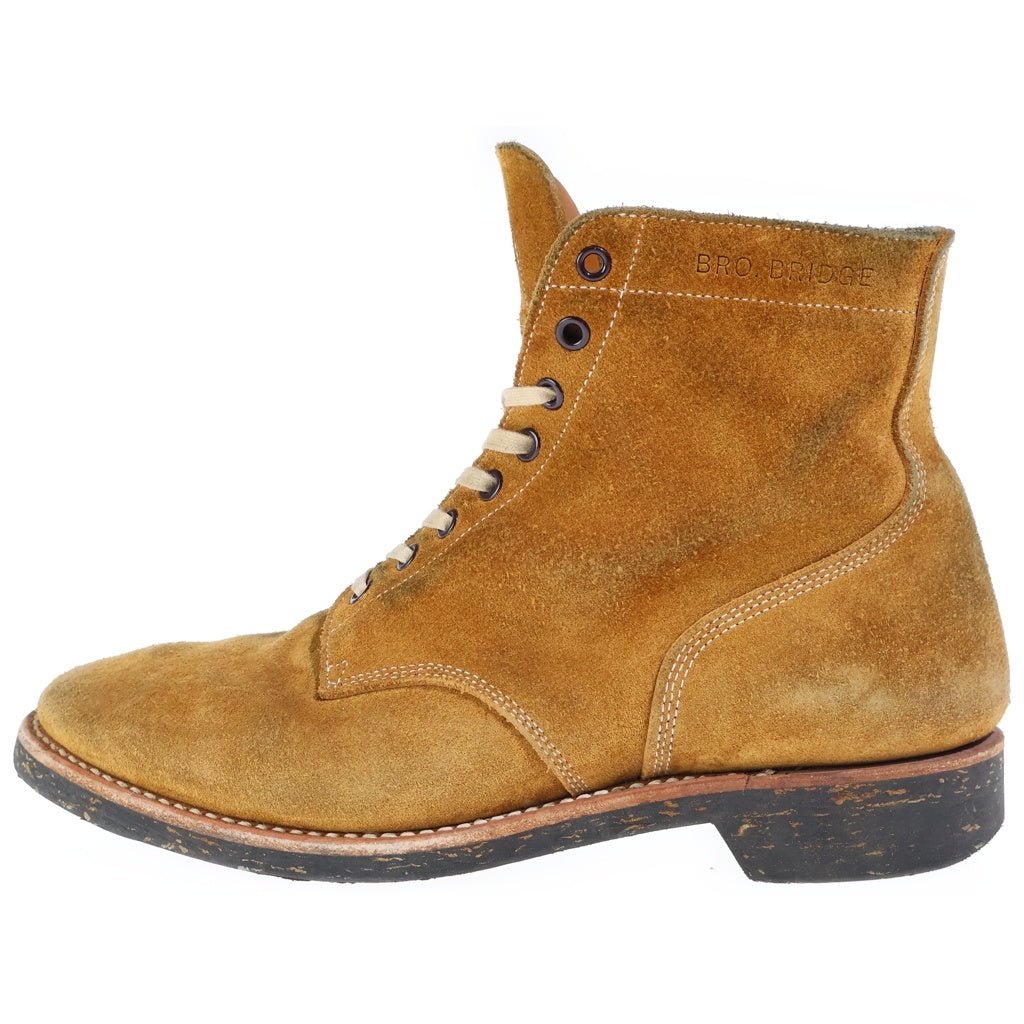 BROTHER BRIDGE(ブラザーブリッジ) ESCAPE Work Boots エスケープ ワークブーツ レースアップレザーブーツ ブラウン