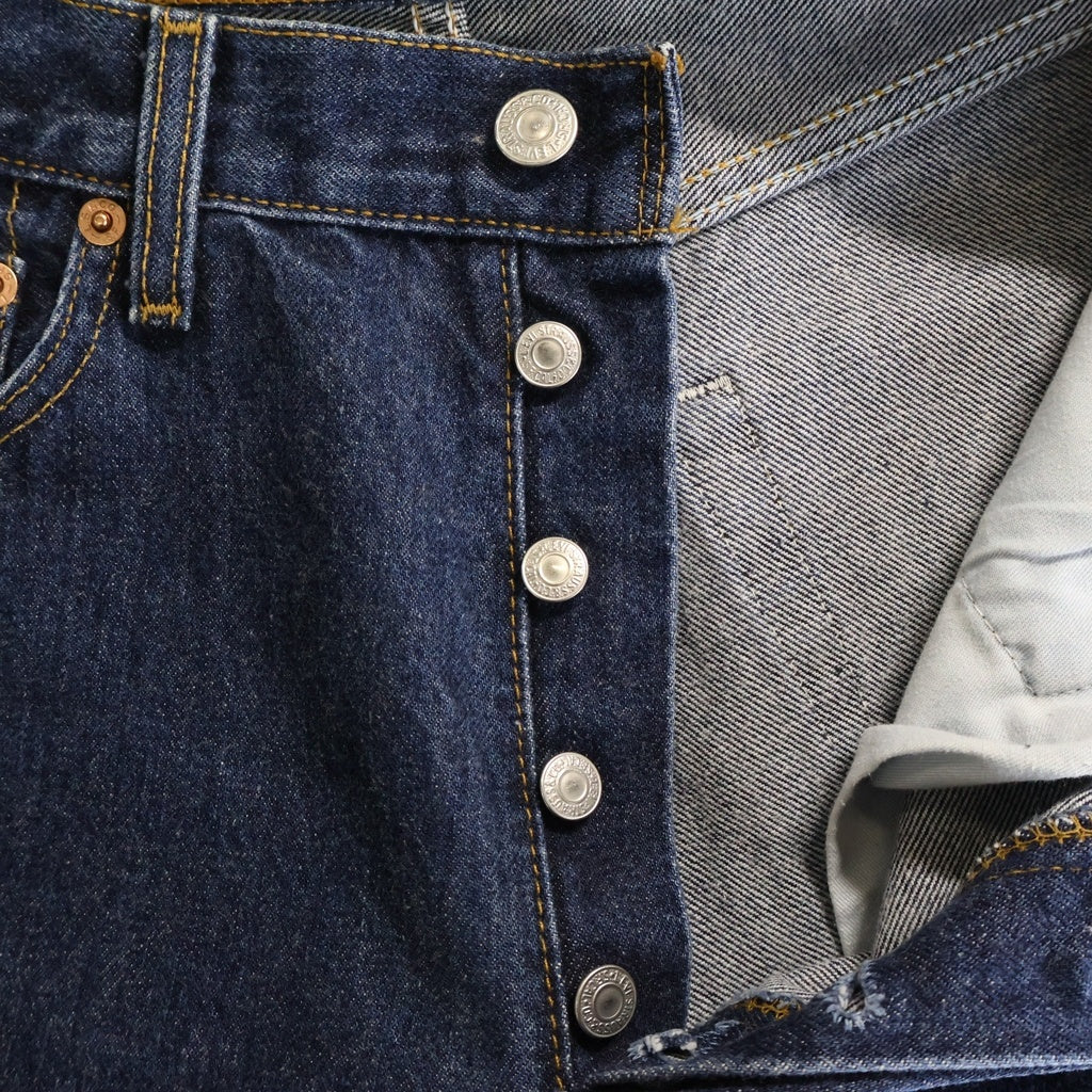 Levi's(リーバイス) 00S 501 ボタン裏247 EURO製 スモールE ボタンフライストレートデニムパンツ インディゴ