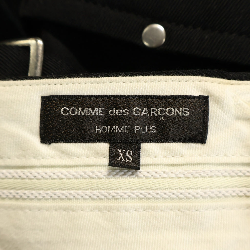 COMME des GARCONS HOMME PLUS(コムデギャルソンオムプリュス) 16AW 平和の鎧期 甲冑カシメロングパンツ PR-P063 ブラック