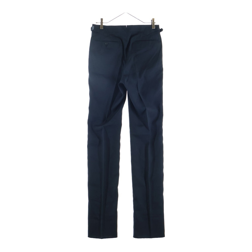 NO BRAND(ノーブランド) LEFRI SIDNEY TROUSER IN ORGANIC COTTON レフリー オーガニックコットン シドニートラウザーズ スラックス ブラック 224P7000