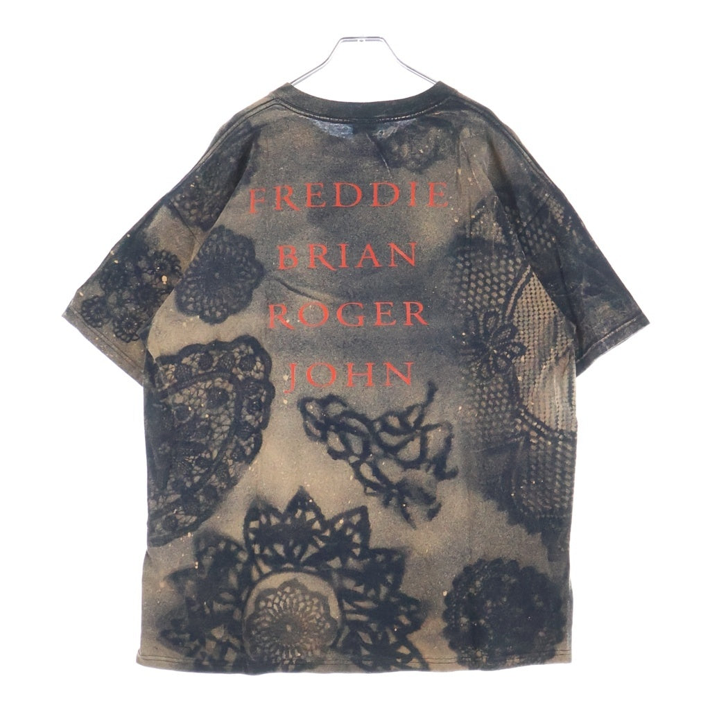 VINTAGE(ヴィンテージ) 90-00S VINTAGE QUEEN ヴィンテージ クイーン グラフィックプリント クルーネック半袖Tシャツ カットソー ブラック/ブラウン