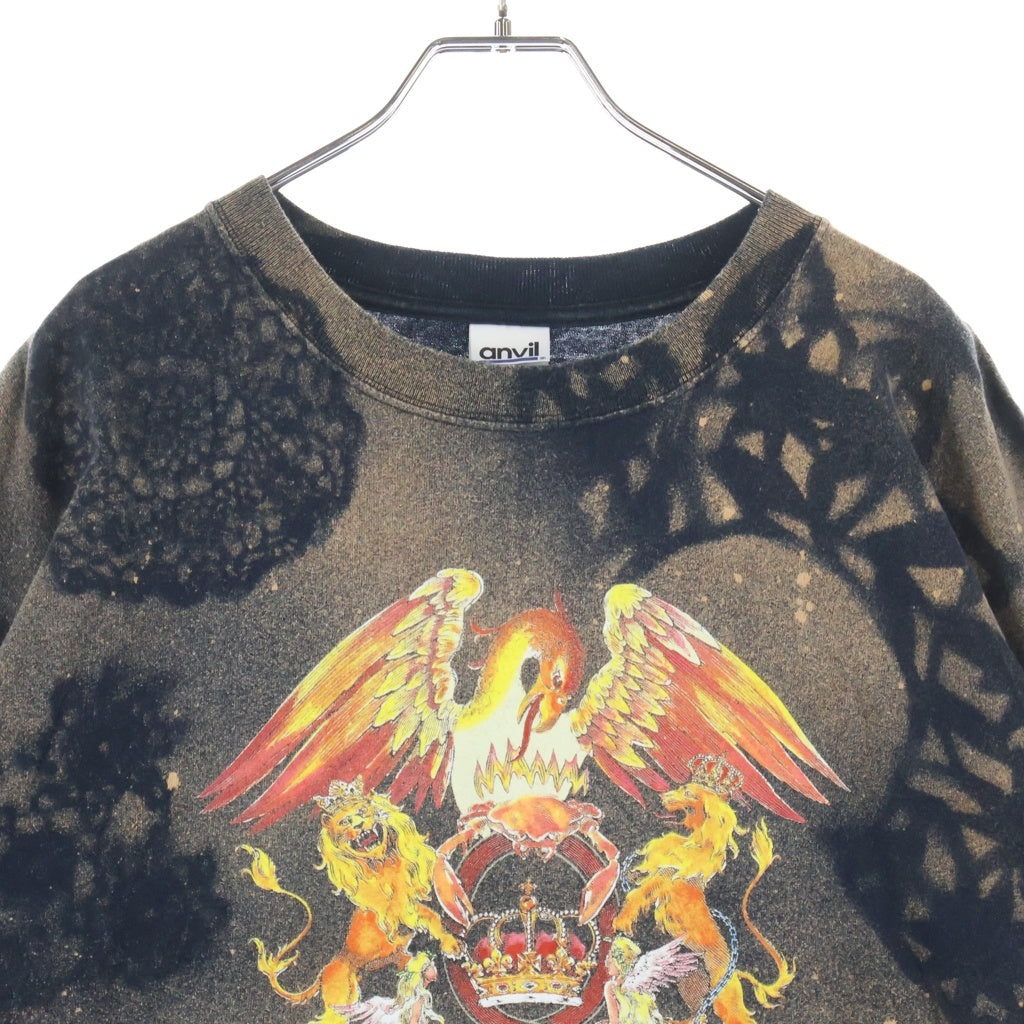 VINTAGE(ヴィンテージ) 90-00S VINTAGE QUEEN ヴィンテージ クイーン グラフィックプリント クルーネック半袖Tシャツ カットソー ブラック/ブラウン